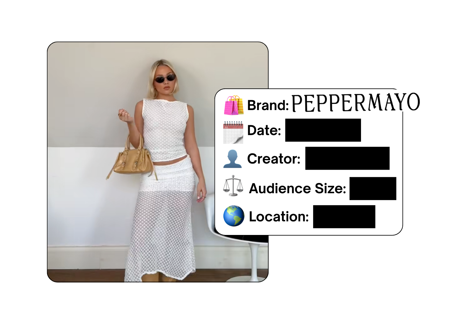 Spotted: PEPPERMAYO in a new paid collab