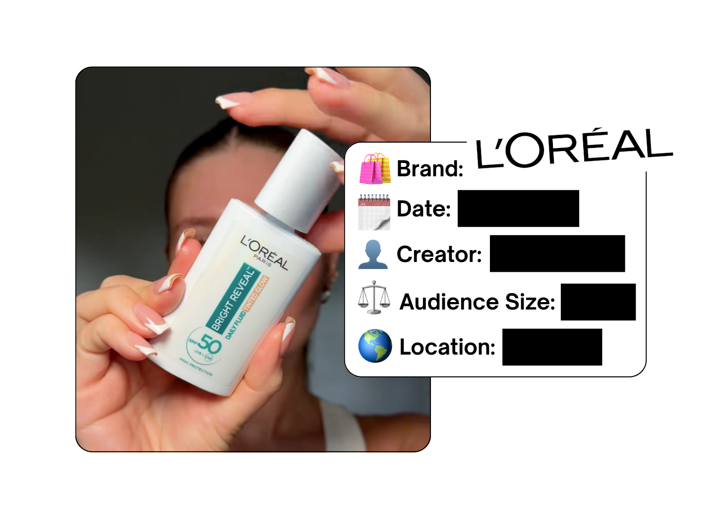 Spotted: L'Oreal in a new paid collab