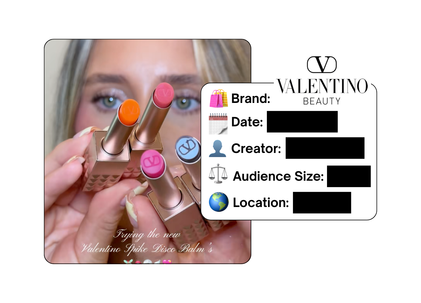 Spotted: Valentino Beauty in a new paid collab