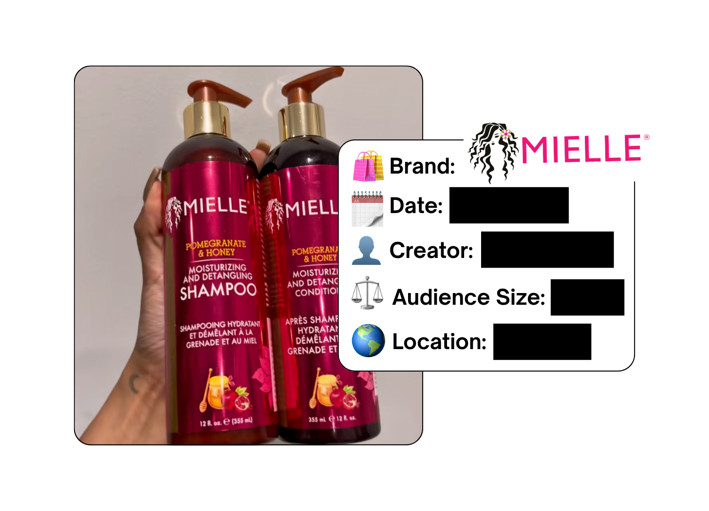 Spotted: Mielle Organics in a new paid collab