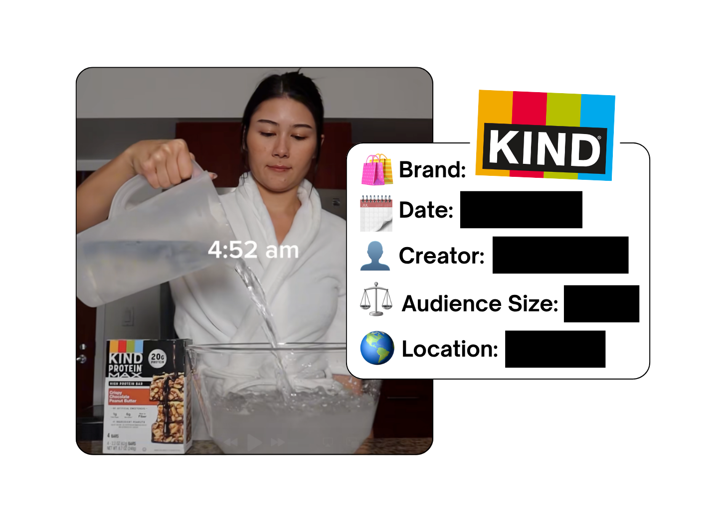 Spotted: KIND Snacks in a new paid collab