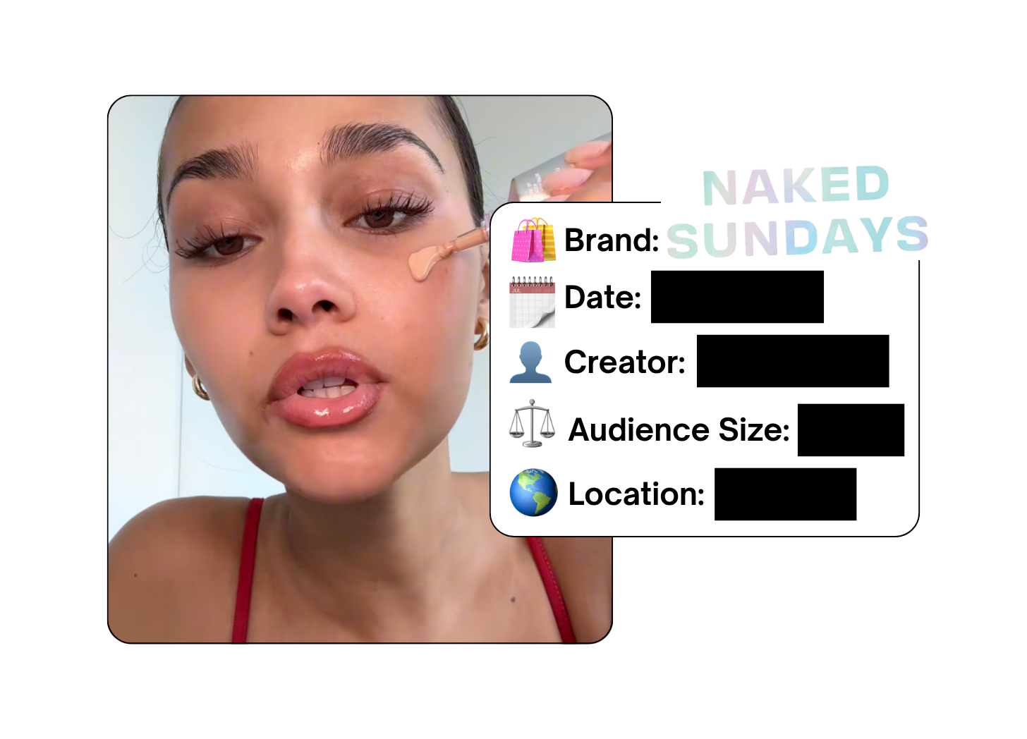 Spotted: Naked Sundays in a new paid collab