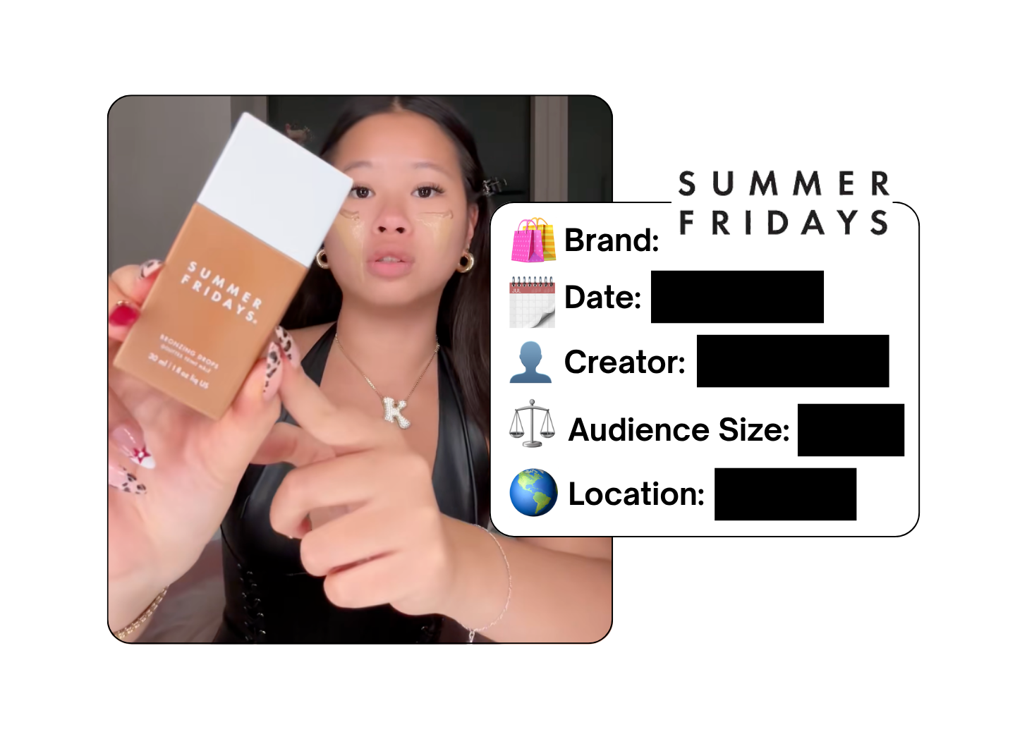Spotted: Summer Fridays in a new paid collab