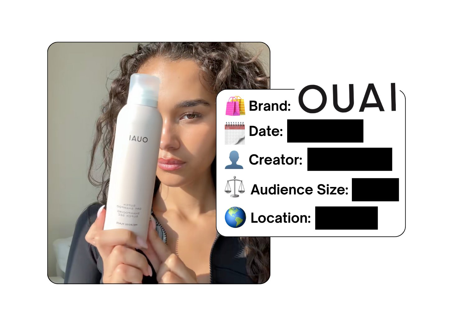 Spotted: OUAI in a new paid collab