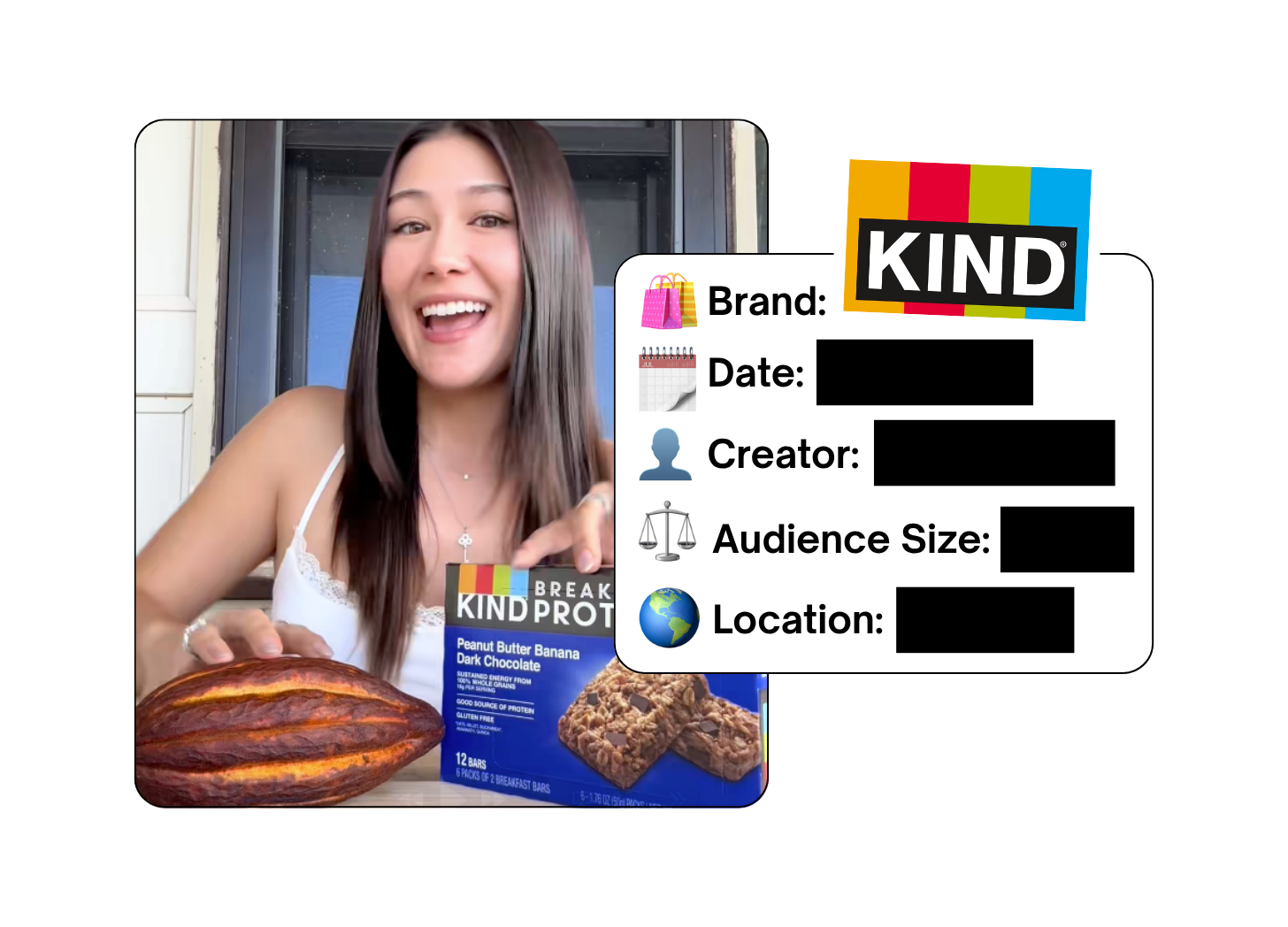 Spotted: KIND Snacks in a new paid collab