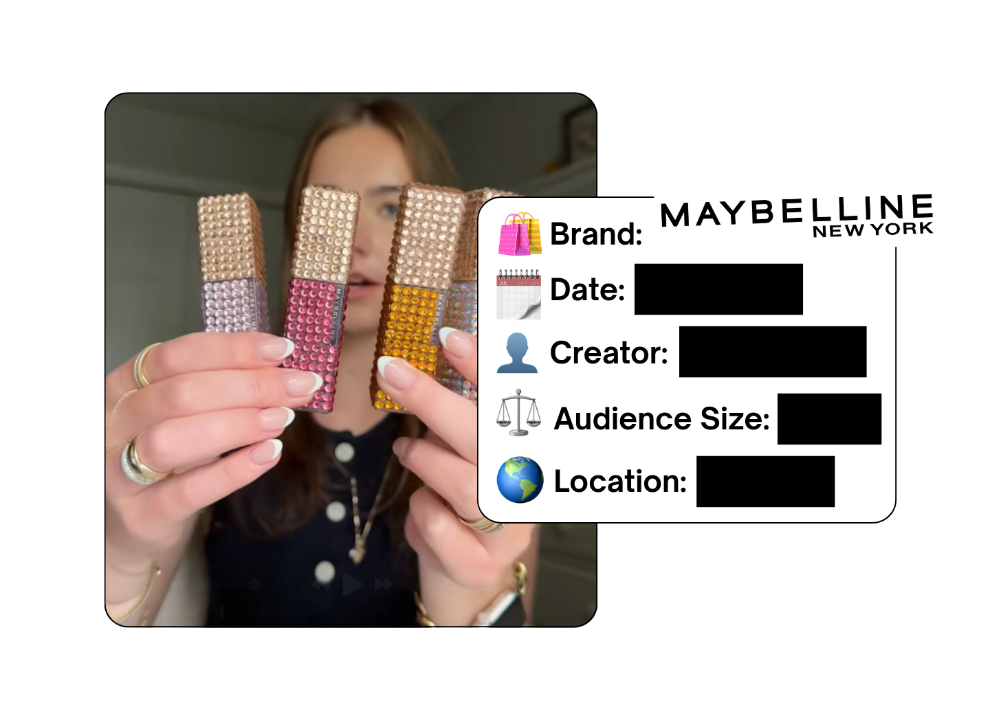 Spotted: Maybelline in a new paid collab