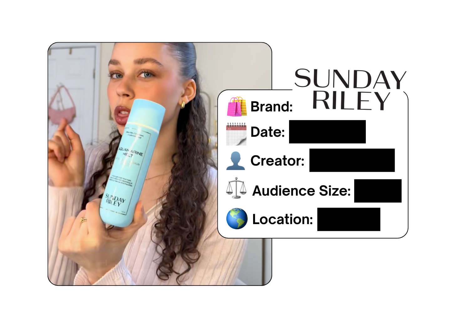 Spotted: Sunday Riley in a new paid collab