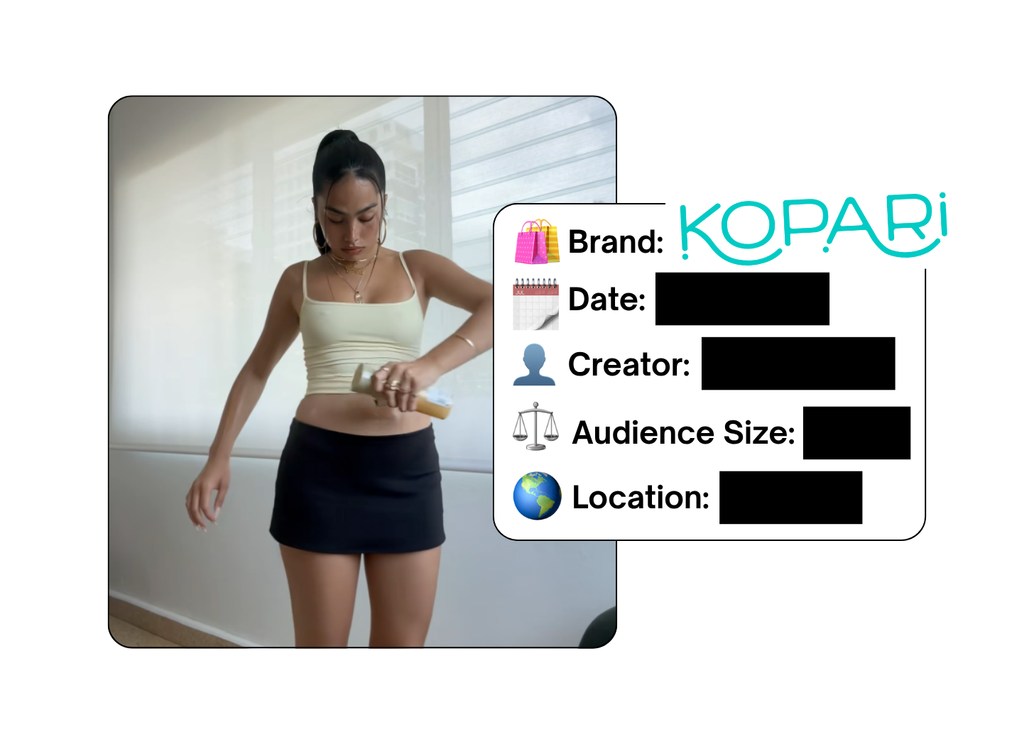 Spotted: Kopari Beauty in a new paid collab