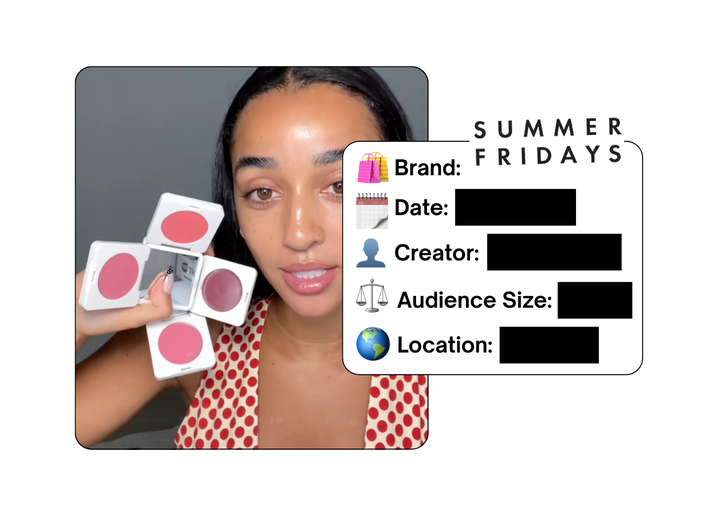 Spotted: Summer Fridays in a new paid collab
