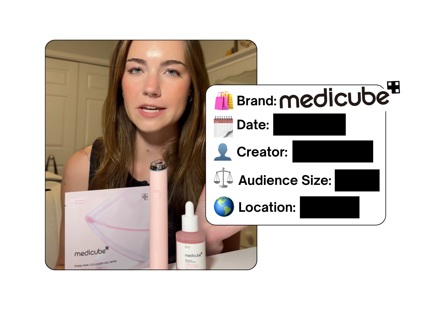 Spotted: Medicube in a new paid collab
