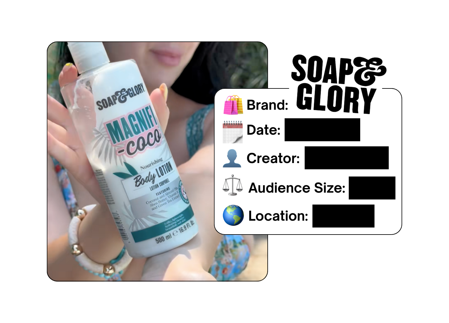 Spotted: Soap & Glory in a new paid collab