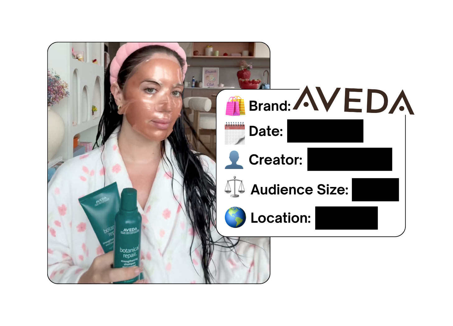 Spotted: Aveda in a new paid collab