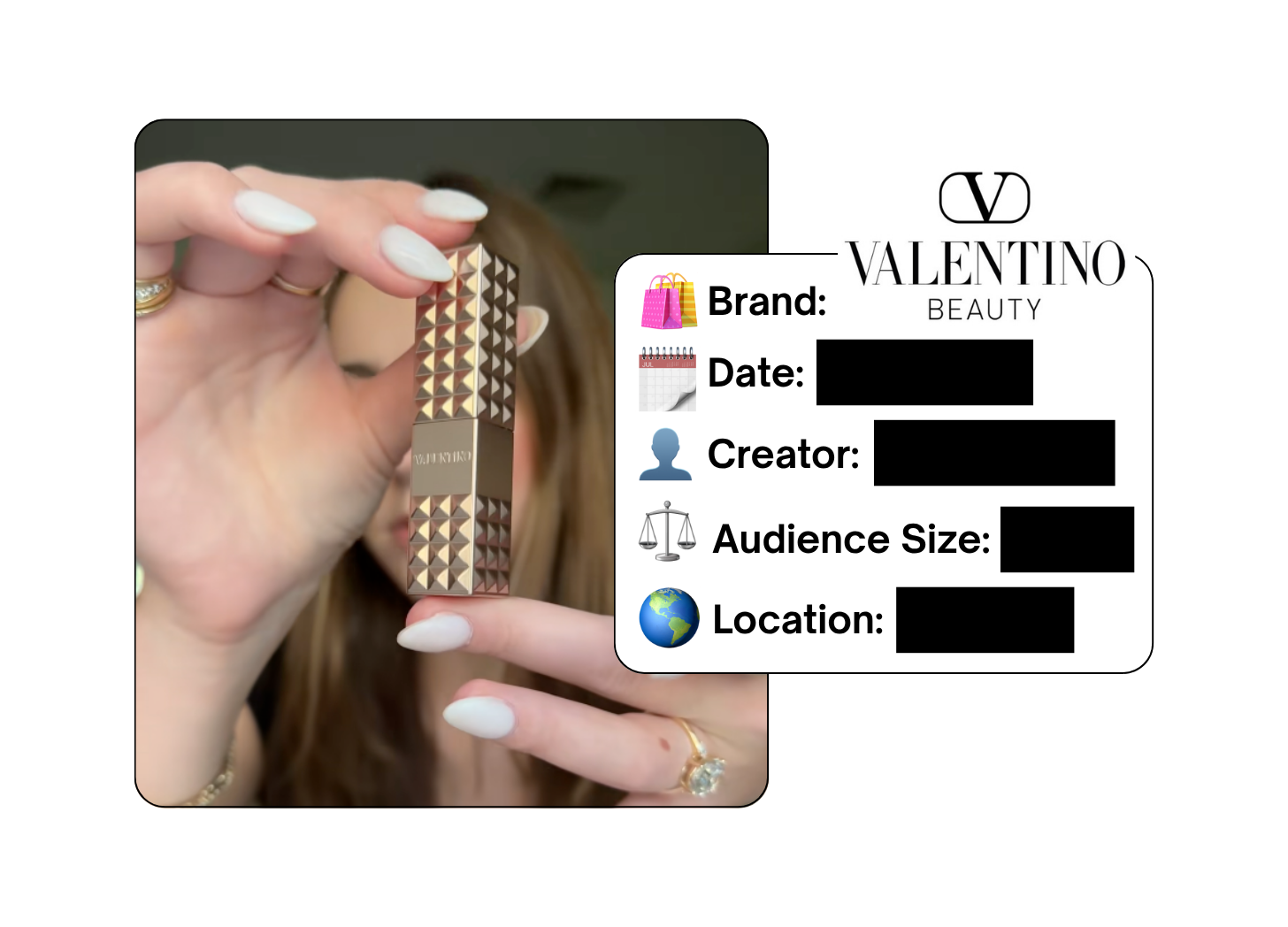 Spotted: Valentino Beauty in a new paid collab