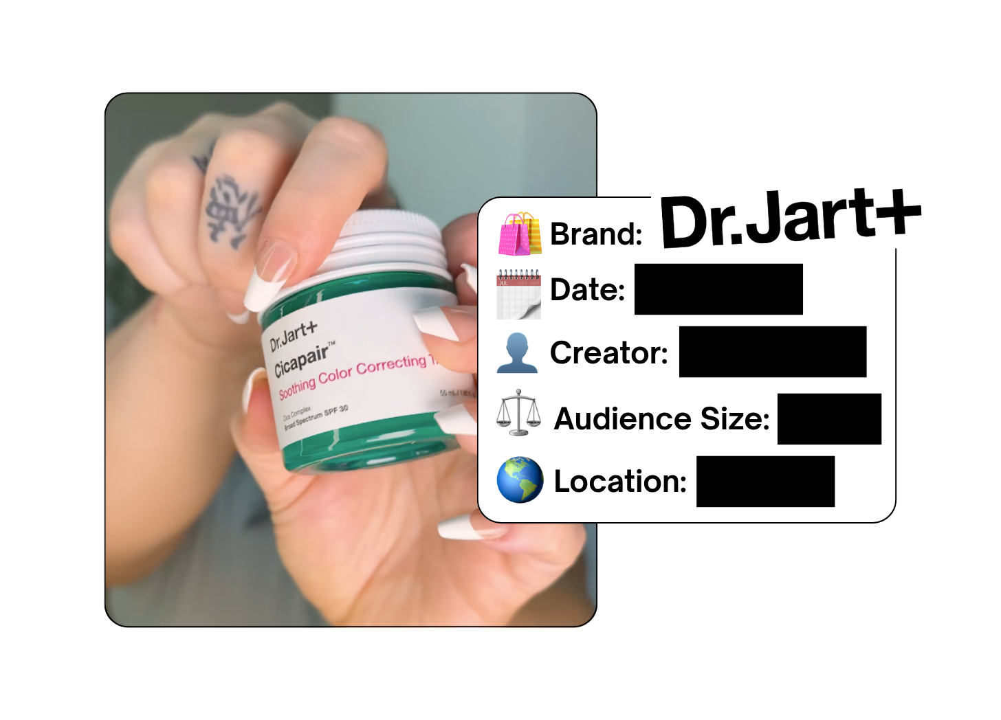 Spotted: Dr.Jart+ in a new paid collab