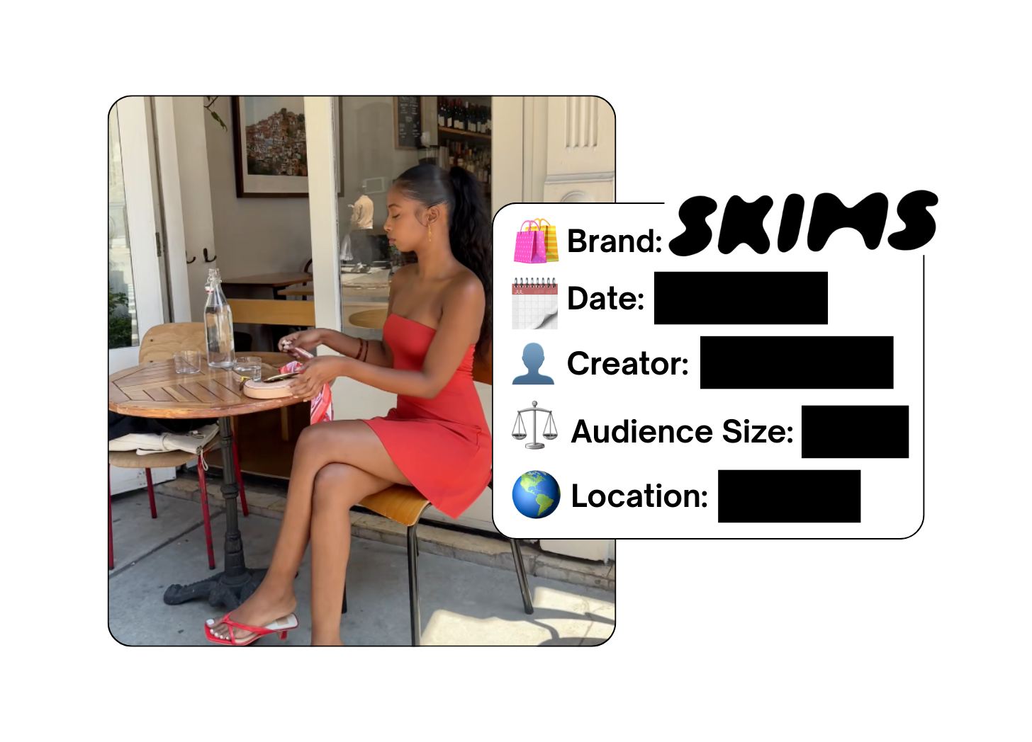 Spotted: Skims in a new paid collab