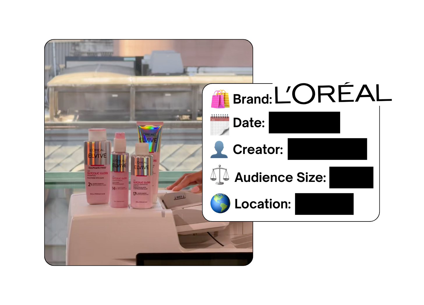 Spotted: L'Oreal in a new paid collab