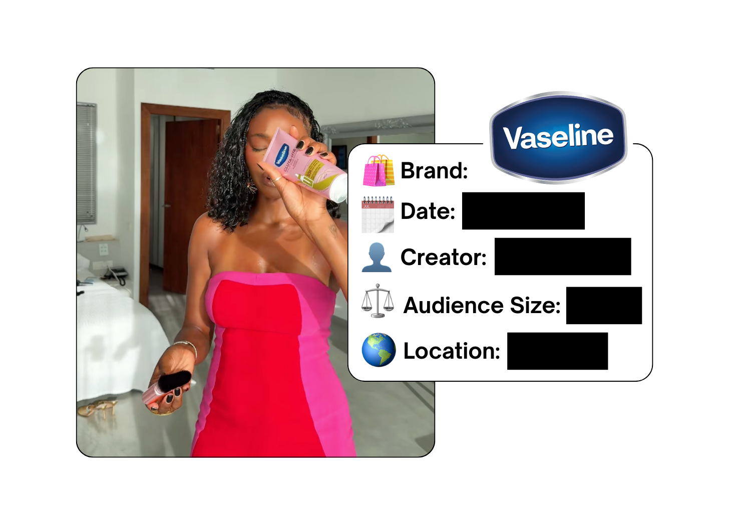Spotted: Vaseline in a new paid collab