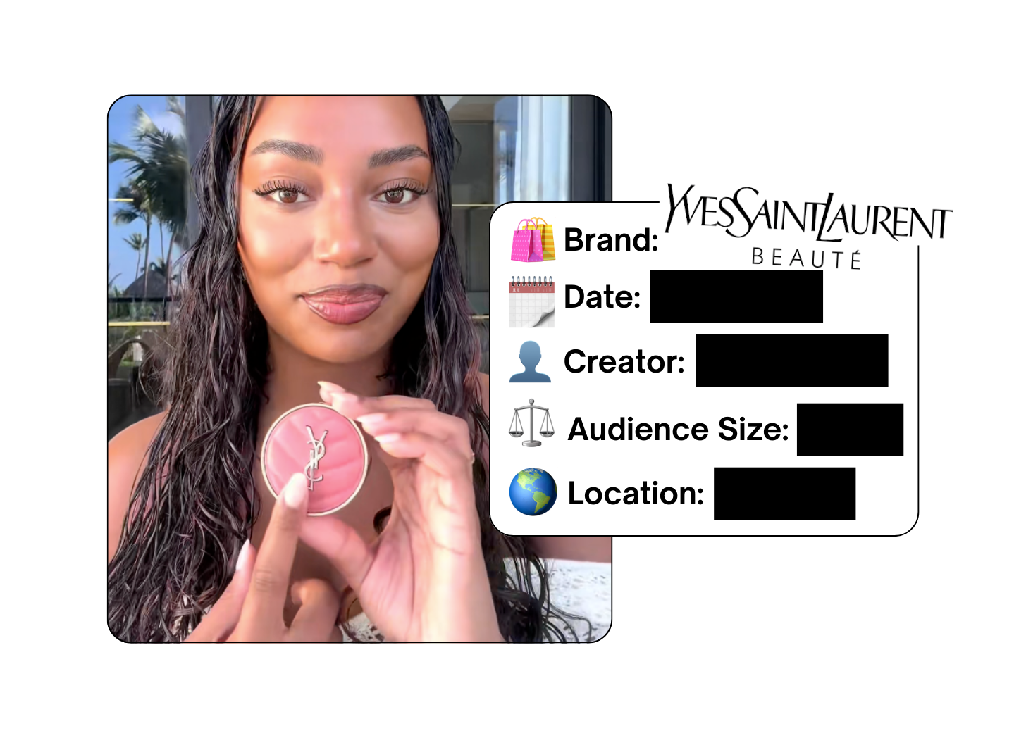 Spotted: YSL Beauty in a new paid collab