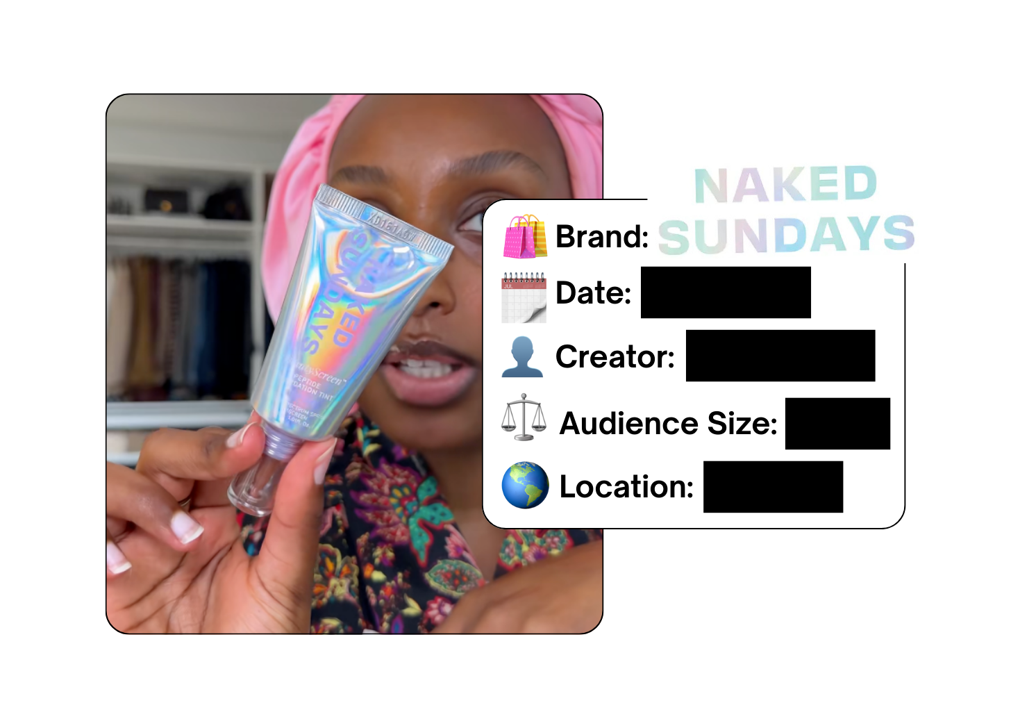 Spotted: Naked Sundays in a new paid collab