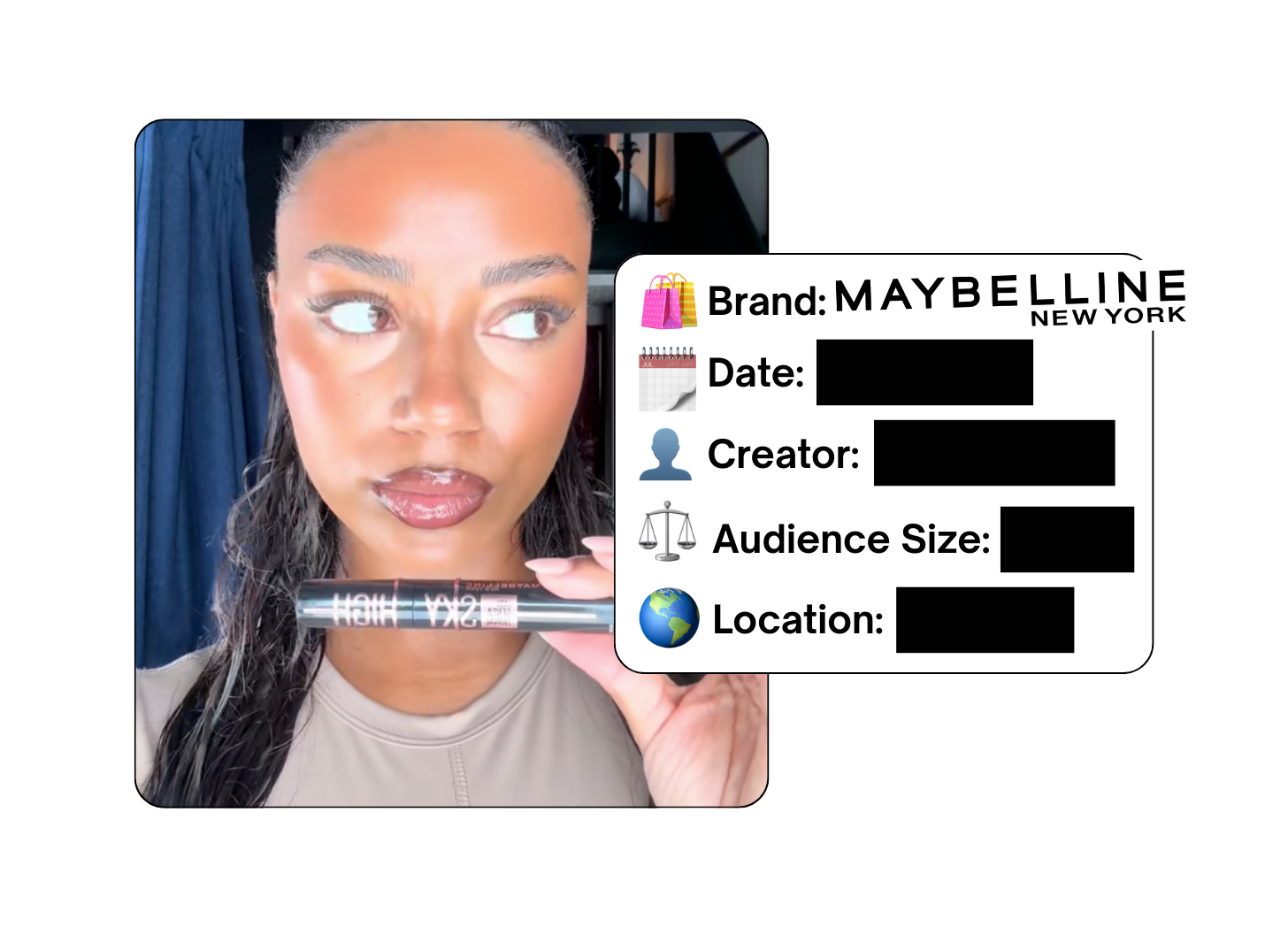 Spotted: Maybelline in a new paid collab