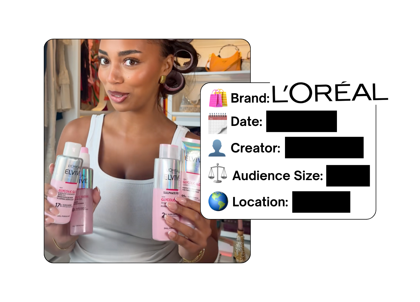 Spotted: L'Oreal in a new paid collab