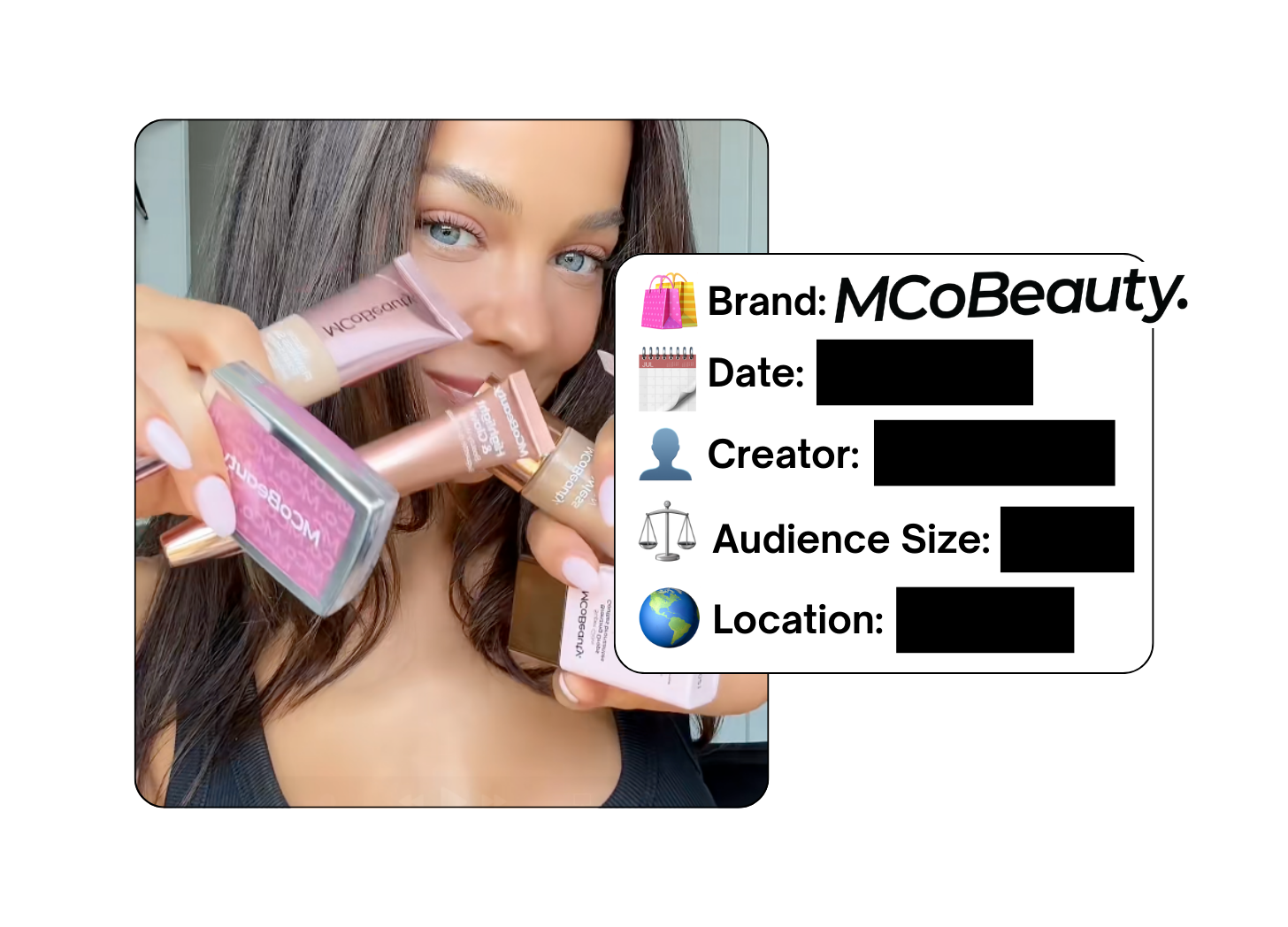 Spotted: MCoBeauty in a new paid collab