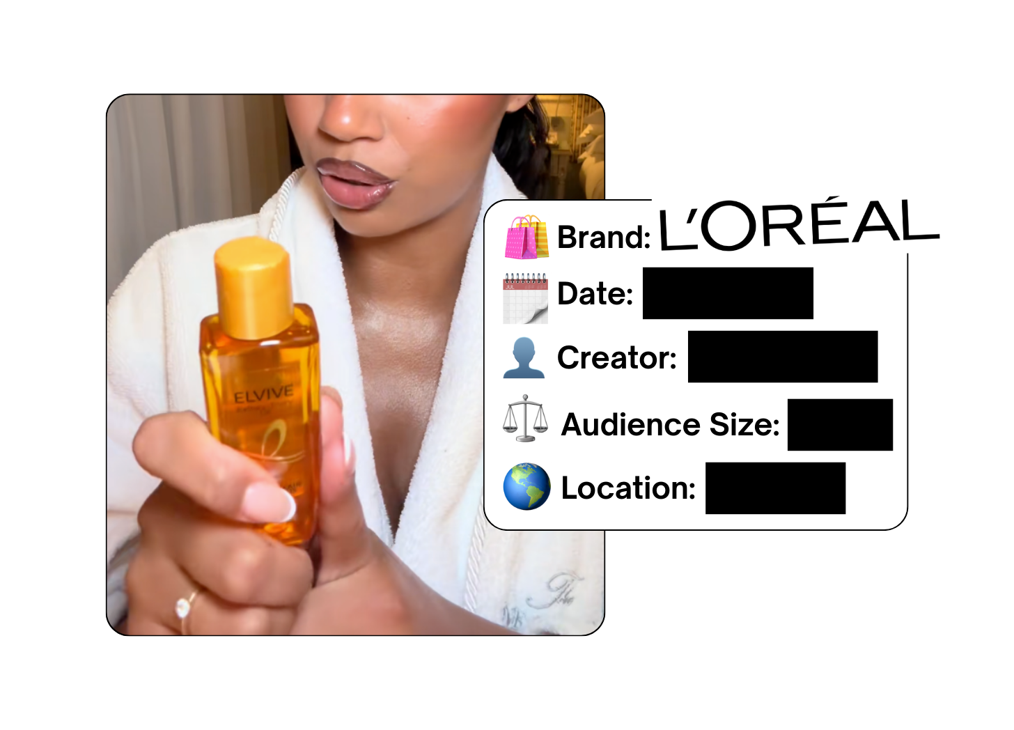 Spotted: L'Oreal in a new paid collab