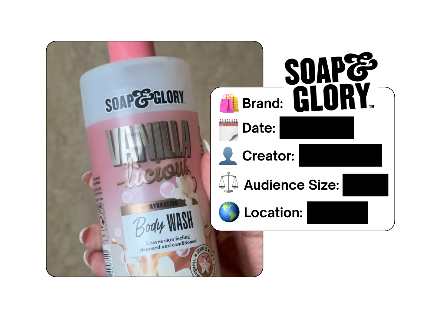 Spotted: Soap & Glory in a new paid collab