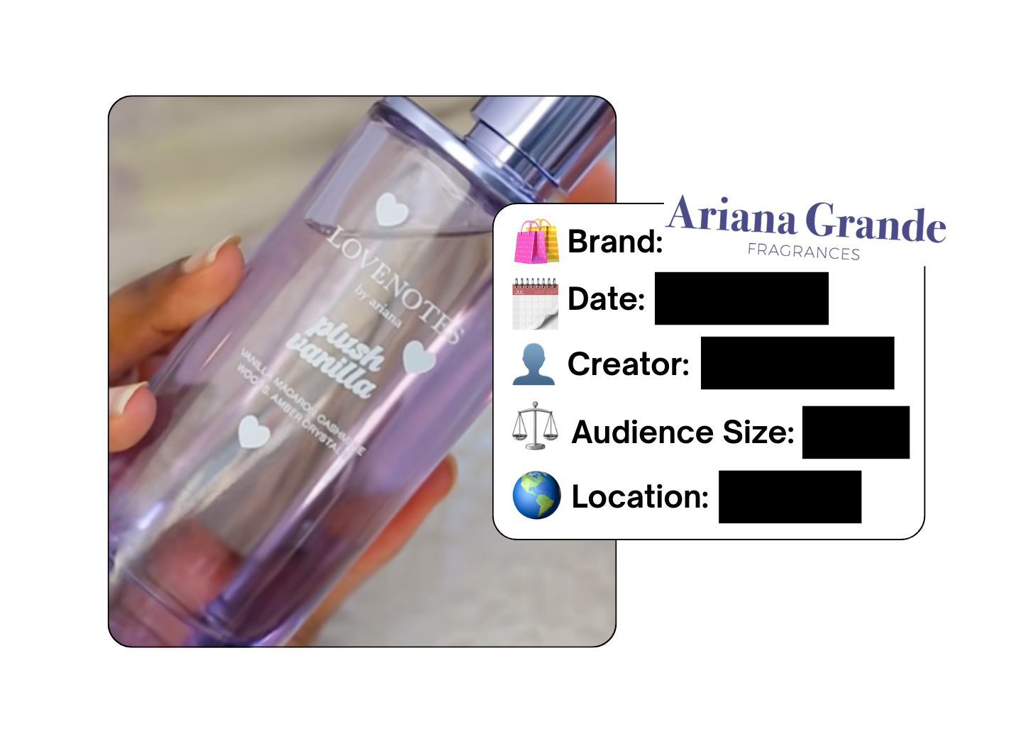 Spotted: Ariana Grande Fragrances in a new paid collab