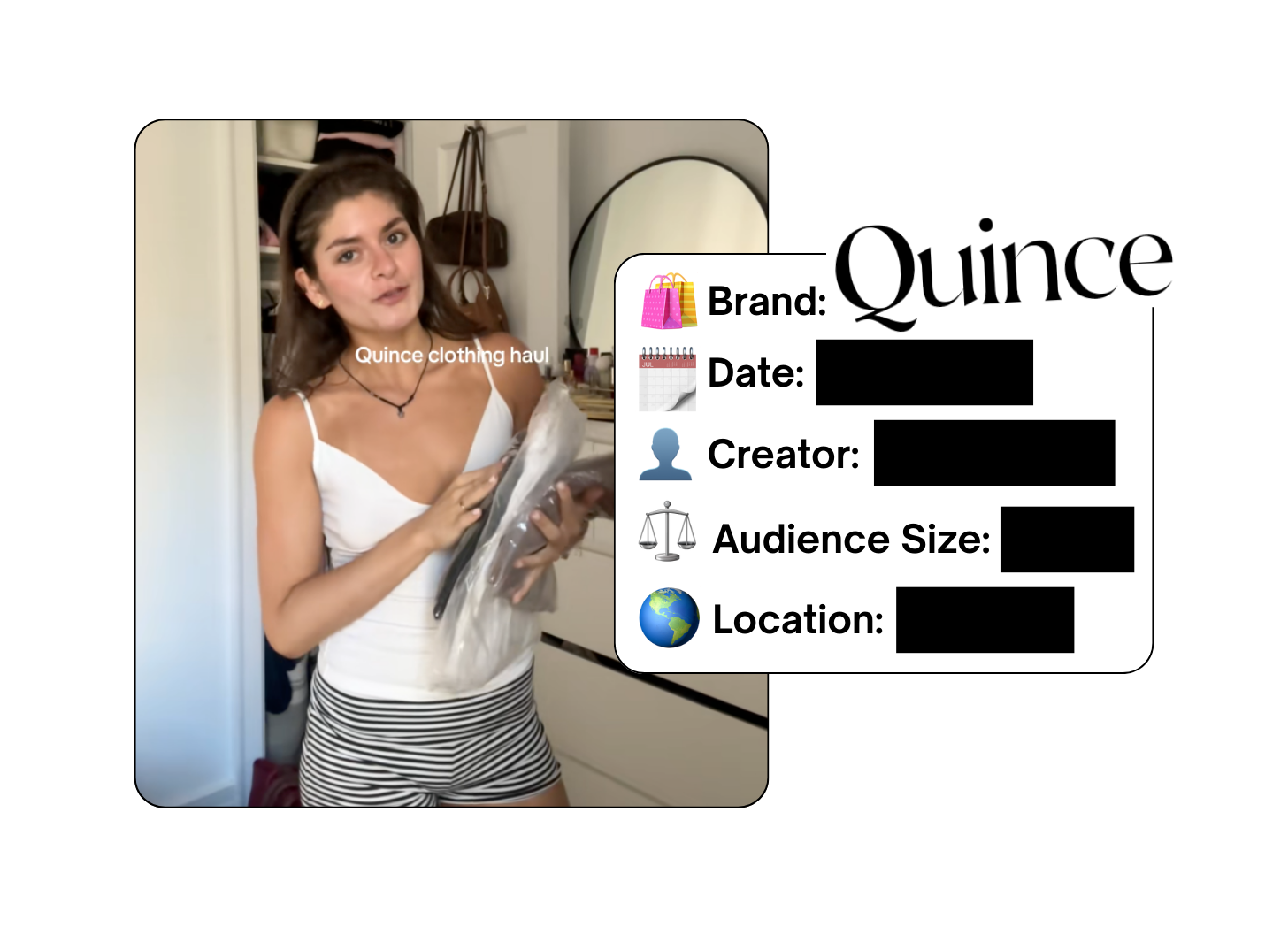 Spotted: Quince in a new paid collab