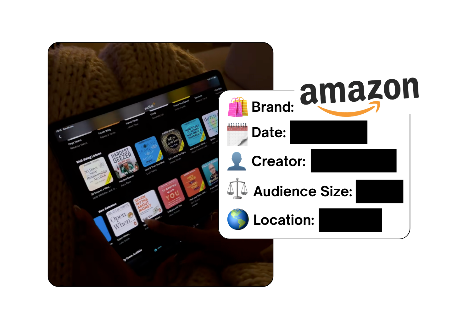 Spotted: Amazon in a new paid collab