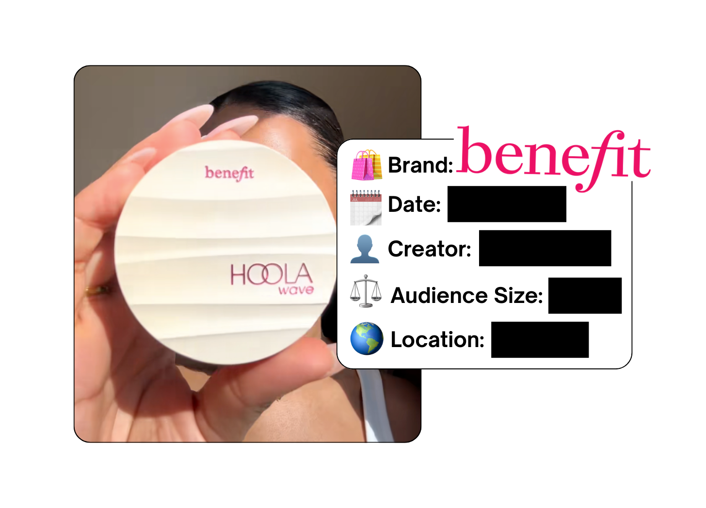 Spotted: Benefit Cosmetics in a new paid collab