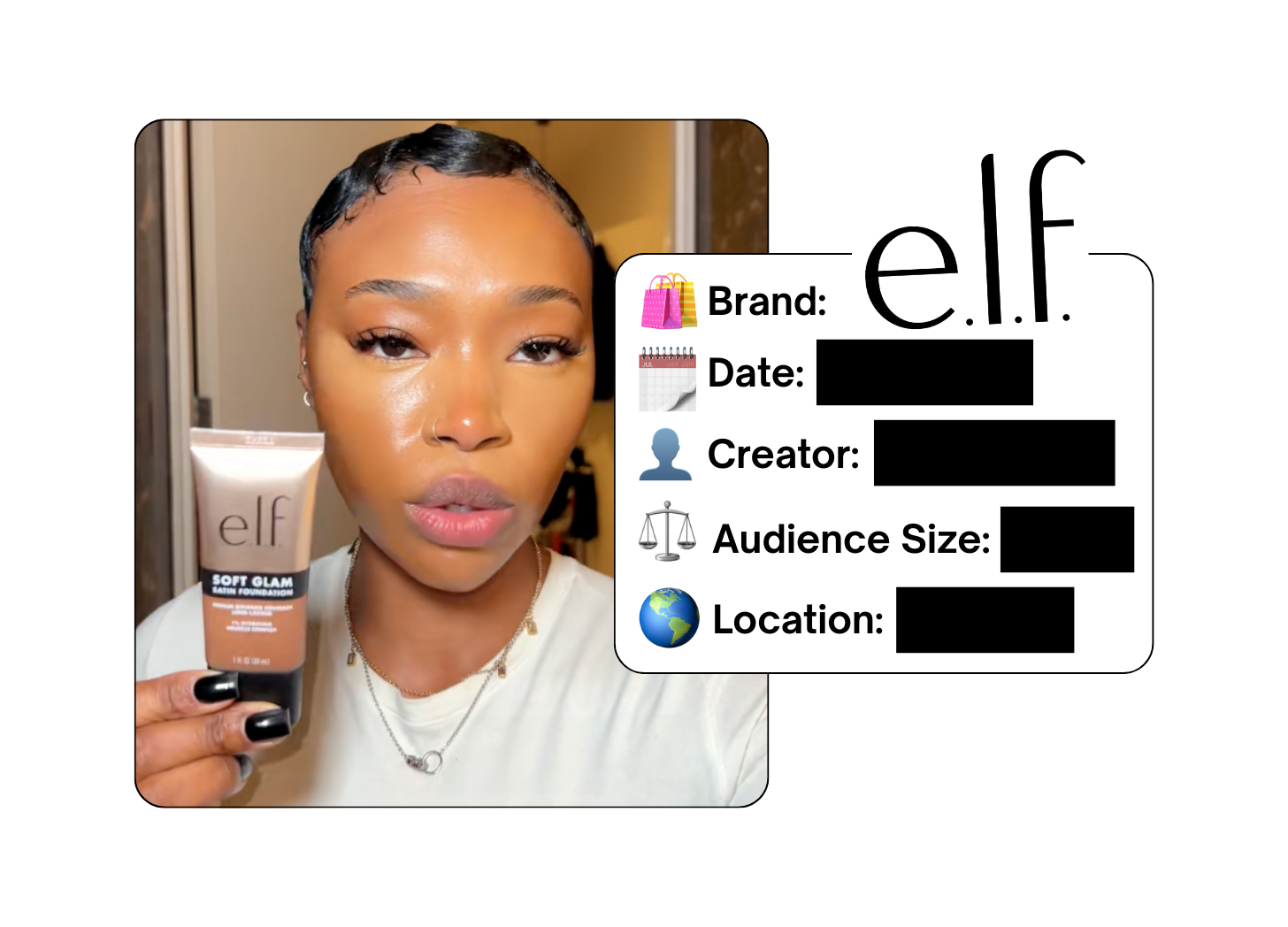 Spotted: Elf Cosmetics in a new paid collab