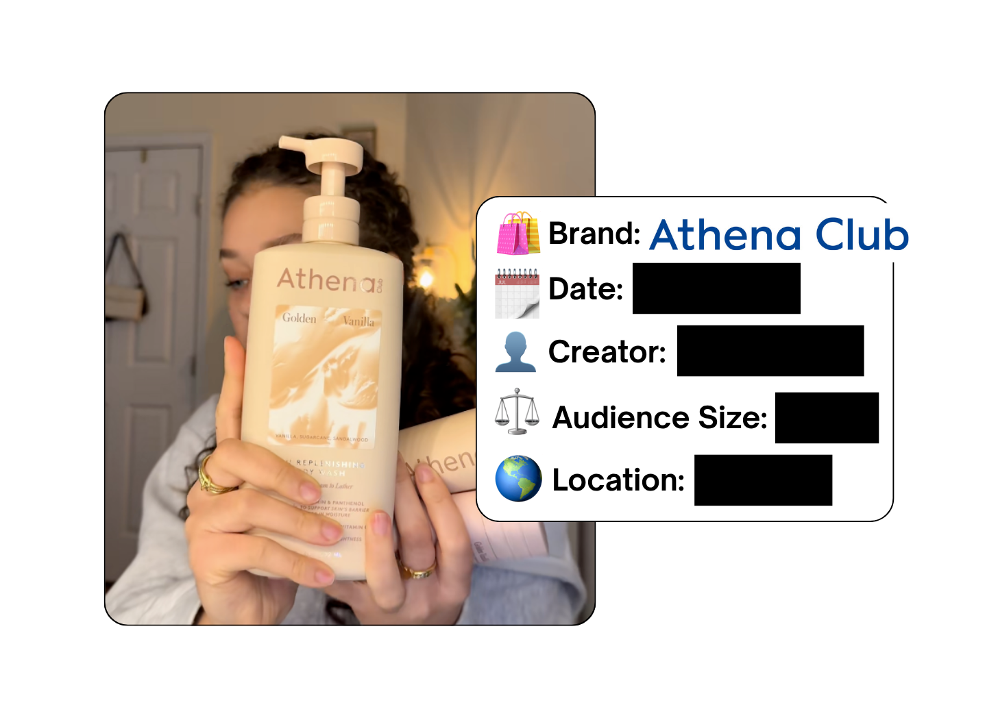Spotted: Athena Club in a new paid collab