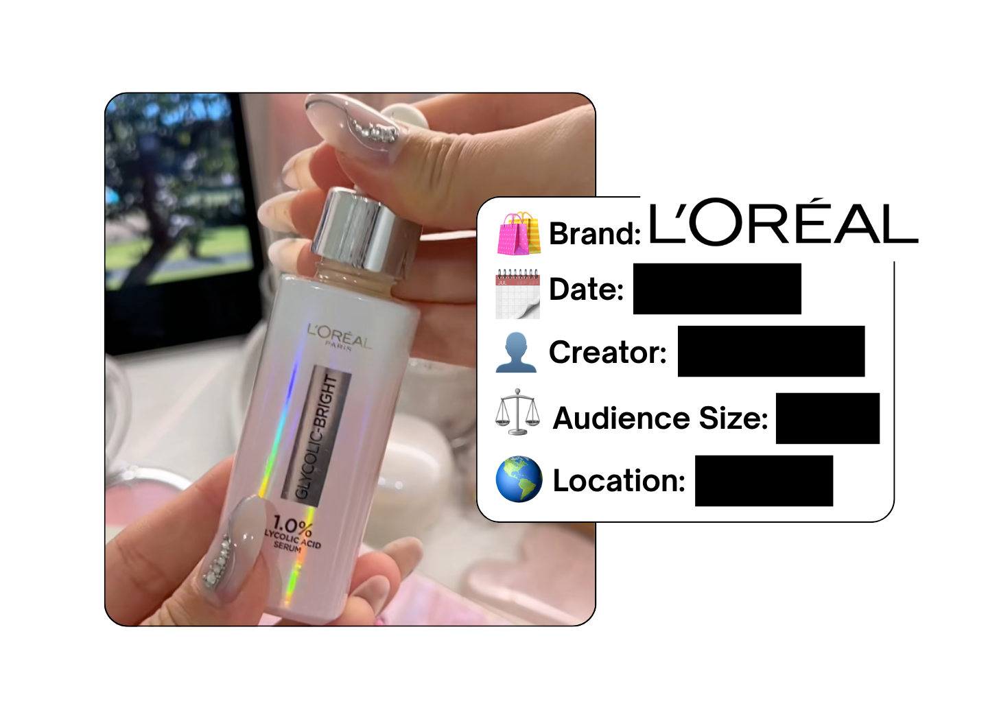 Spotted: L’Oreal in a new paid collab