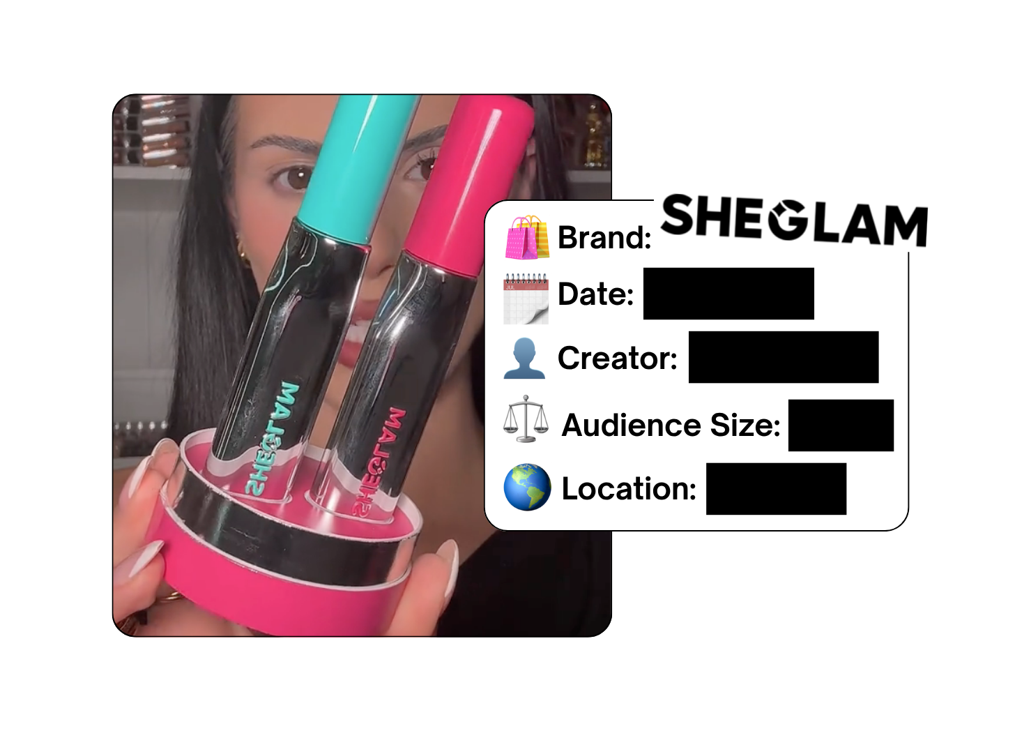 Spotted: SHEGLAM in a new paid collab