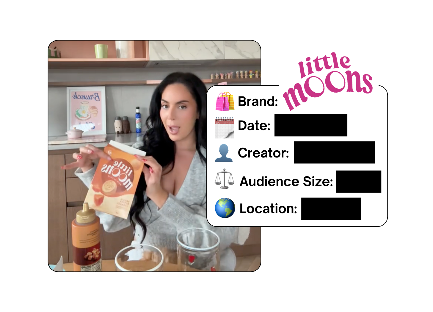 Spotted: Little Moons in a new paid collab