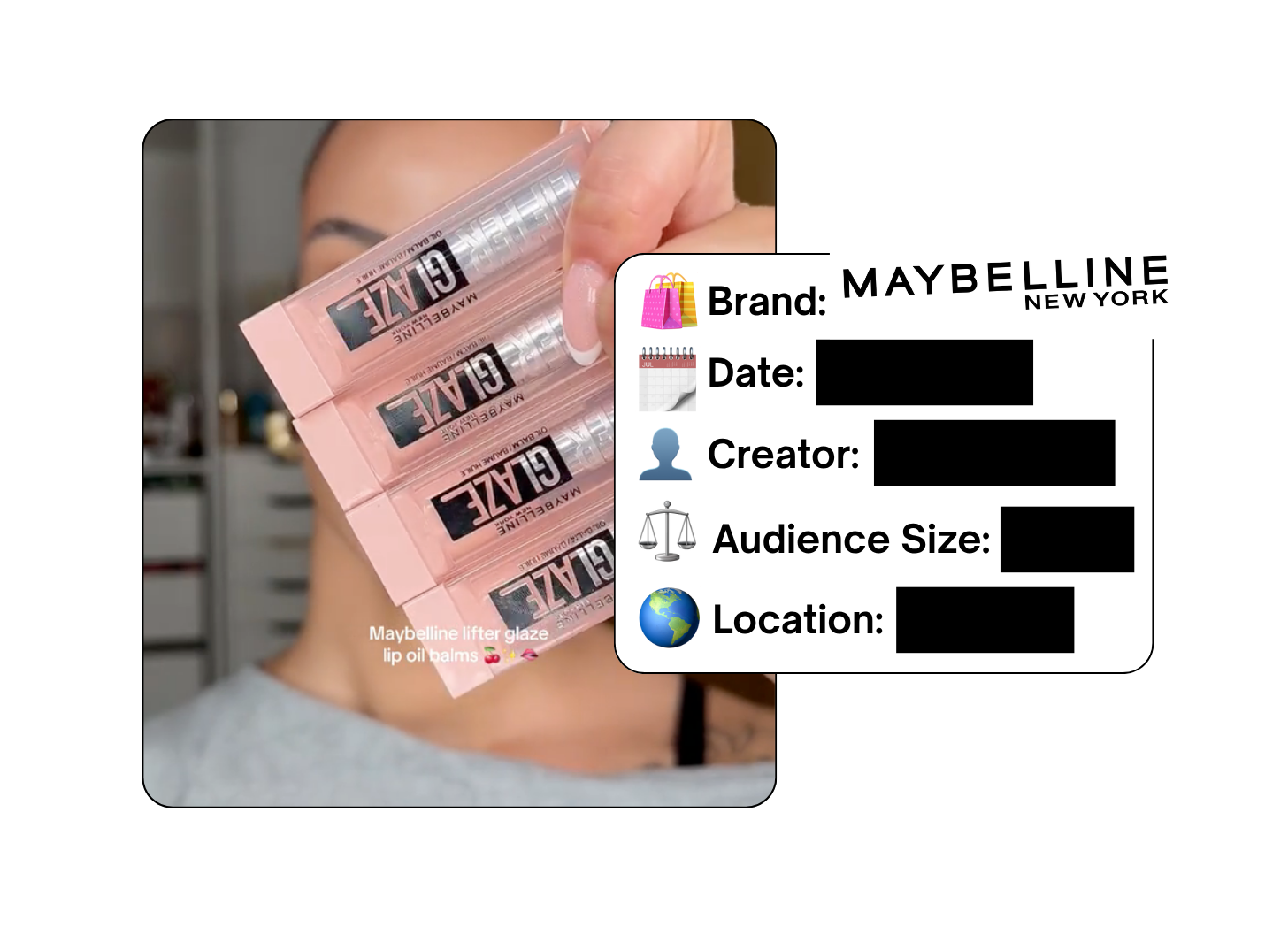 Spotted: Maybelline in a new paid collab
