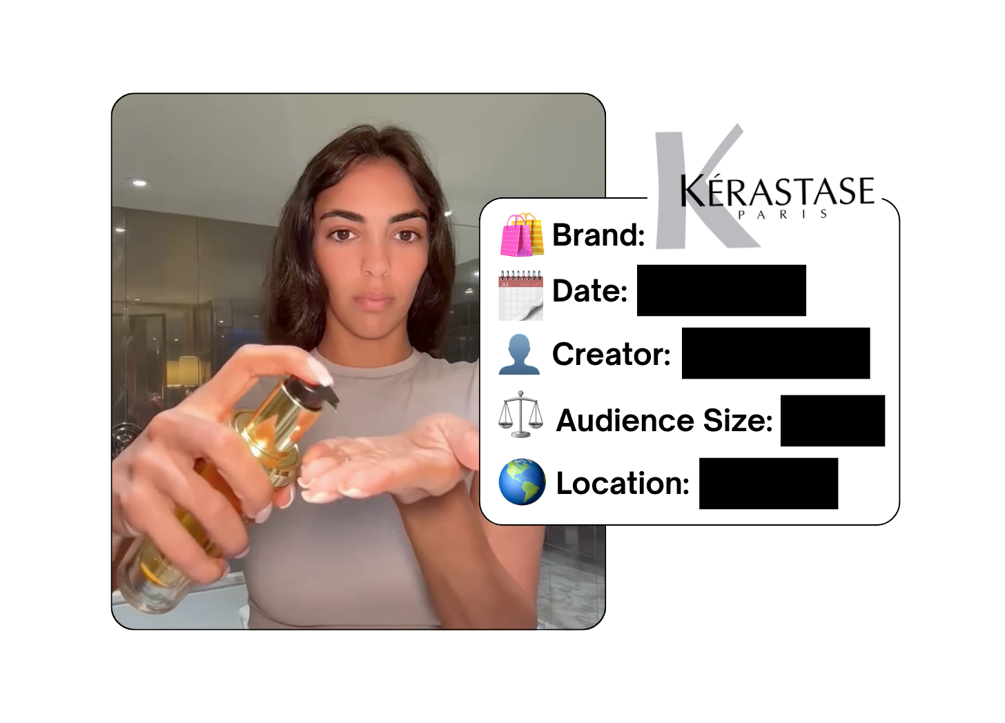 Spotted: Kerastase in a new paid collab