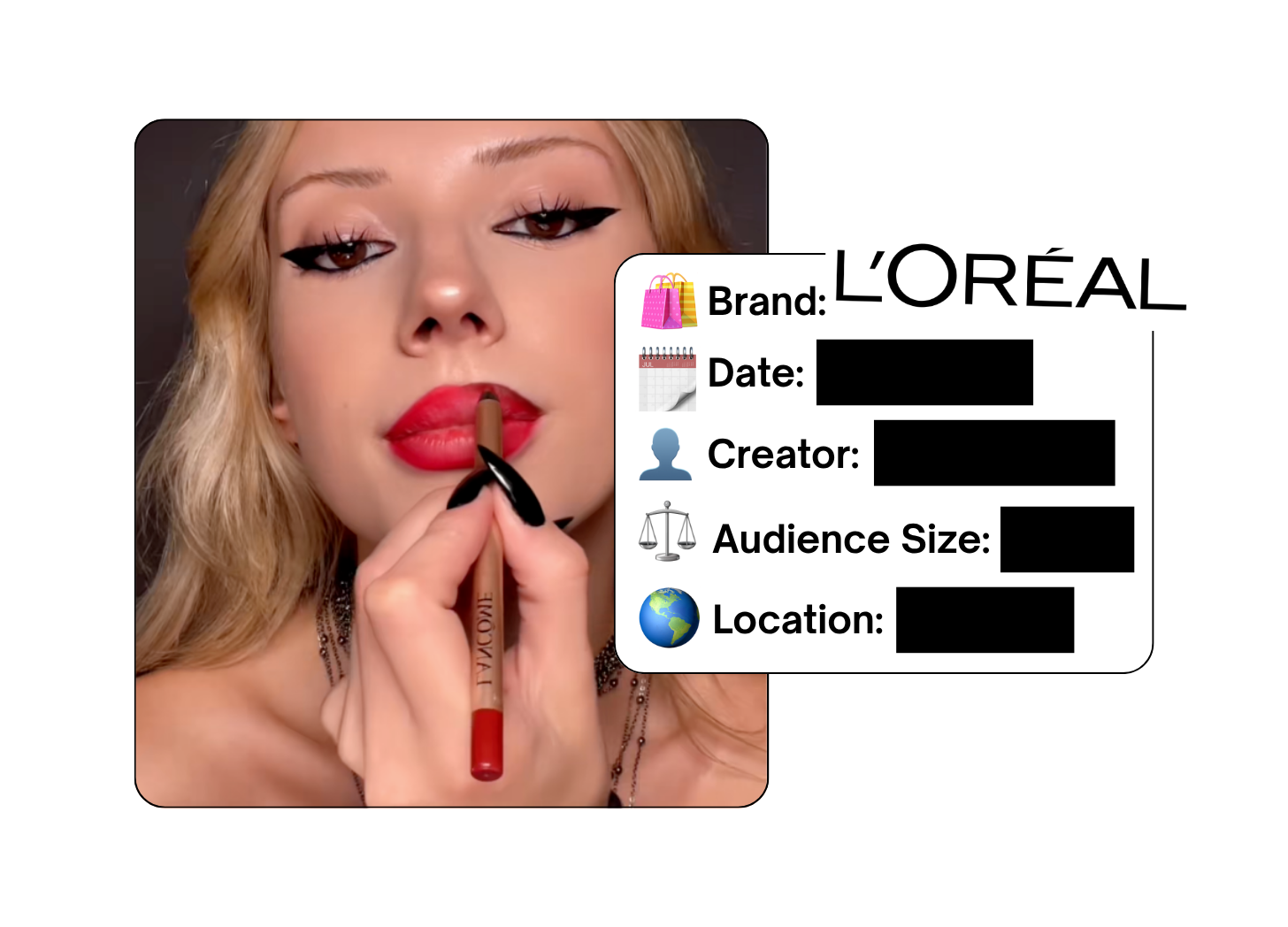 Spotted: L’Oreal in a new paid collab
