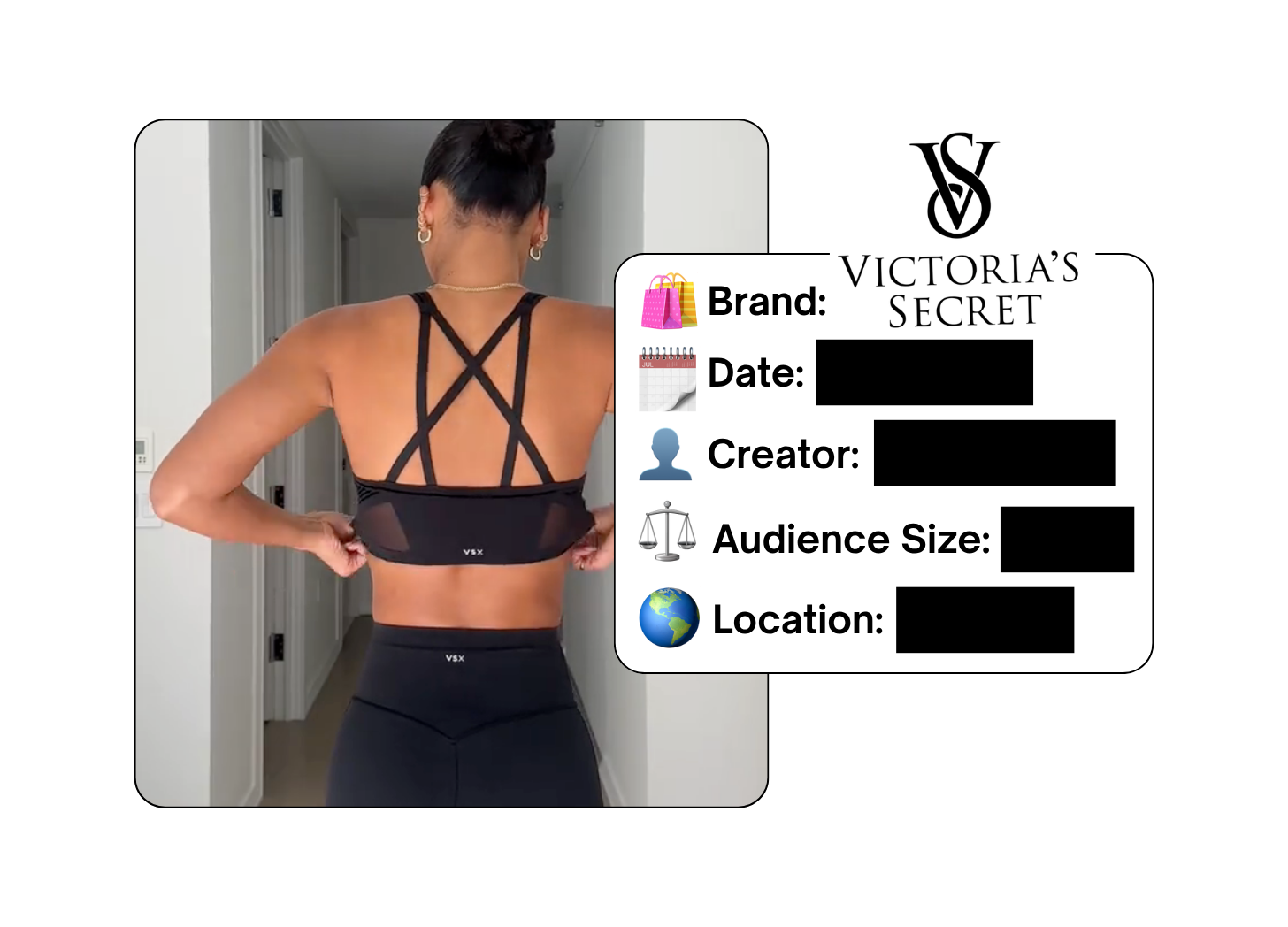 Spotted: Victoria's Secret in a new paid collab