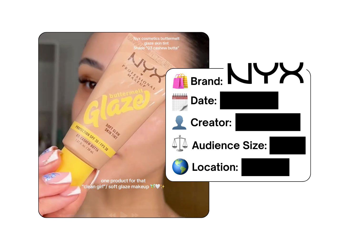 Spotted: NYX Cosmetics in a new paid collab