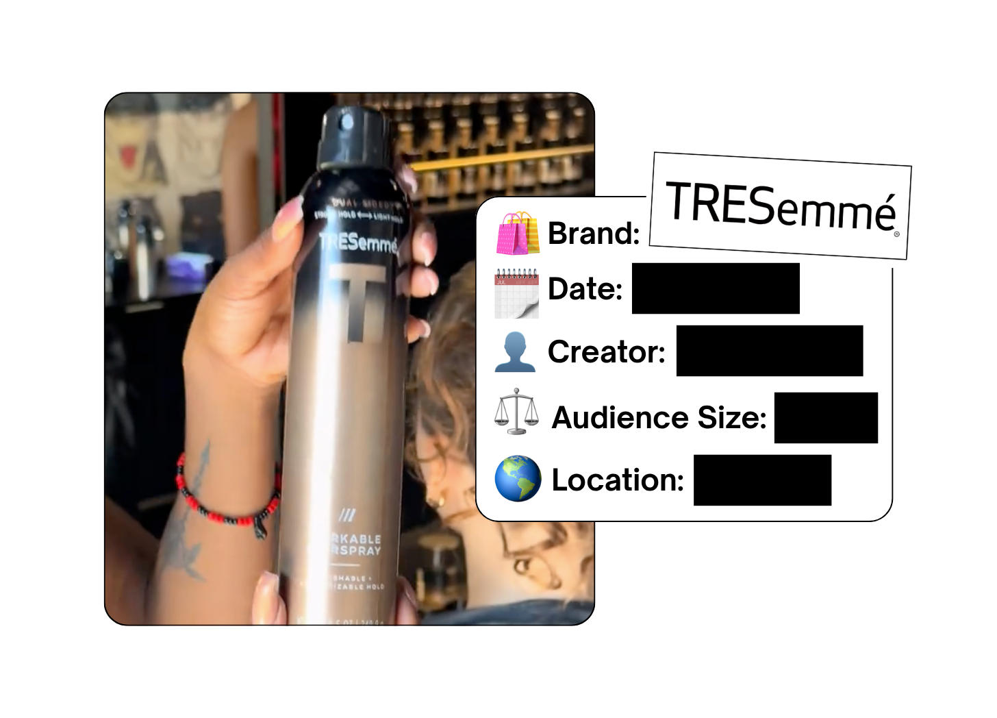 Spotted: TRESemmé in a new paid collab