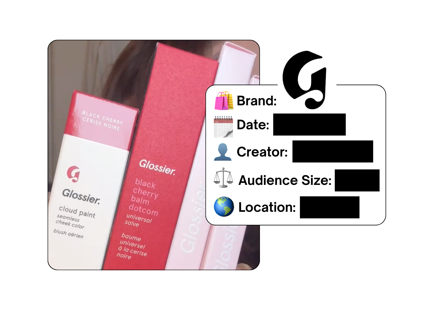 Spotted: Glossier in a new paid collab