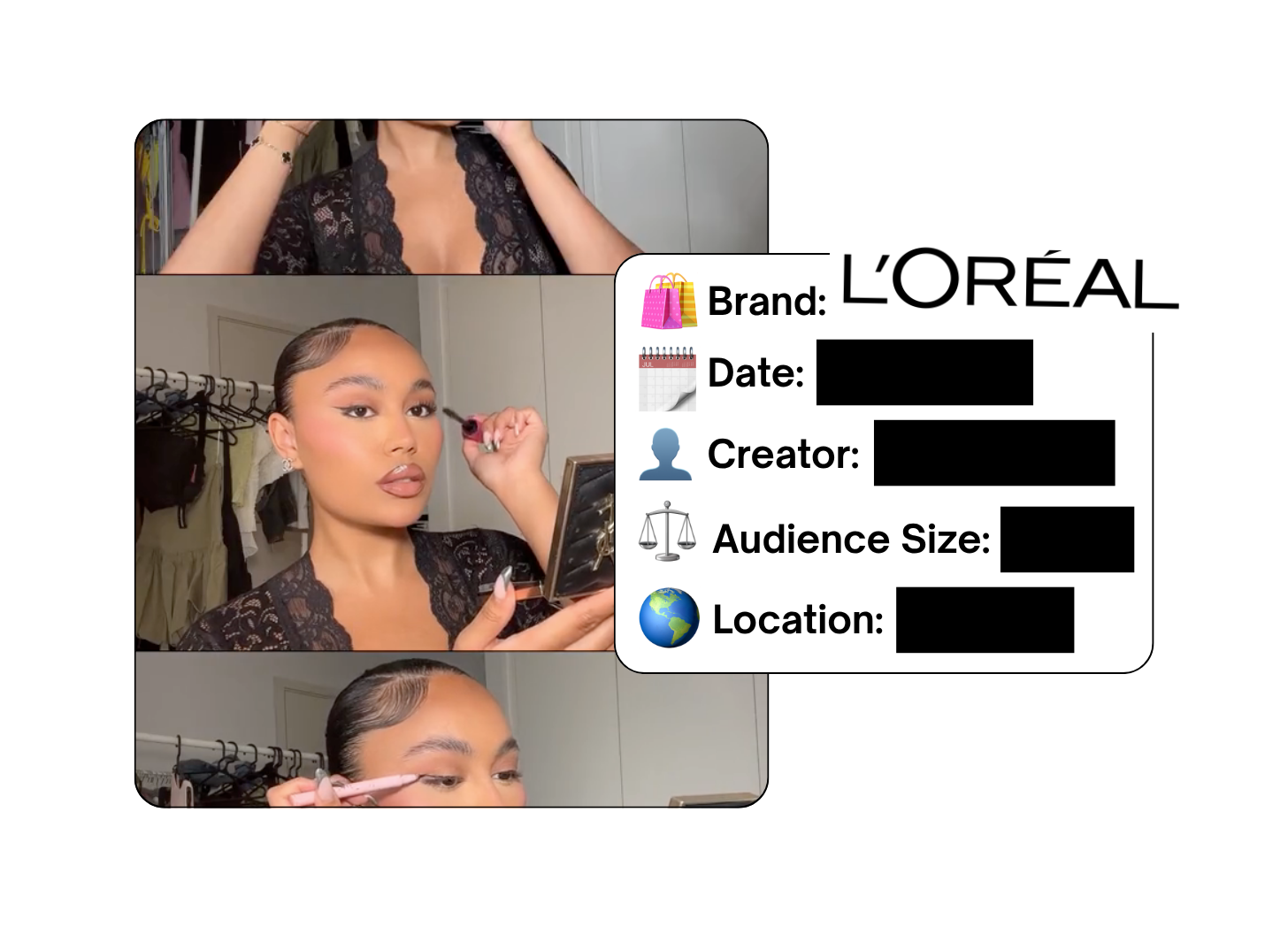 Spotted: L'Oreal in a new paid collab