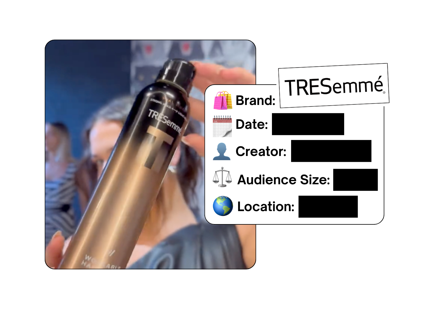 Spotted: TRESemmé in a new paid collab