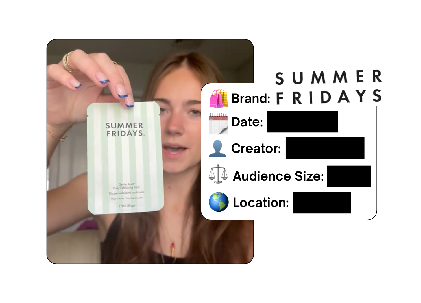 Spotted: Summer Fridays in a new paid collab