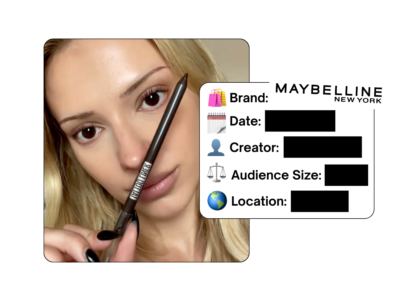 Spotted: Maybelline in a new paid collab