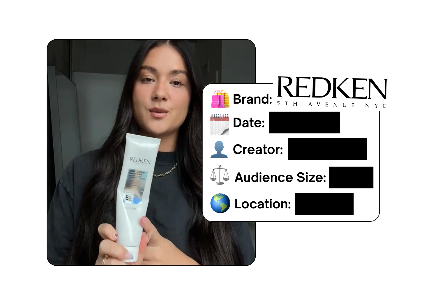 Spotted: Redken in a new paid collab