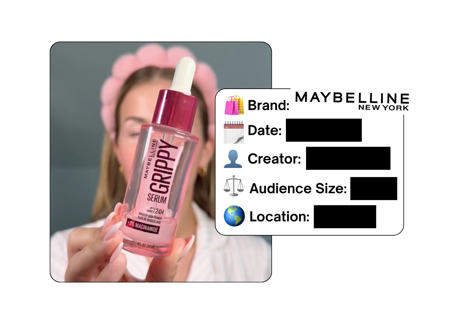 Spotted: Maybelline in a new paid collab